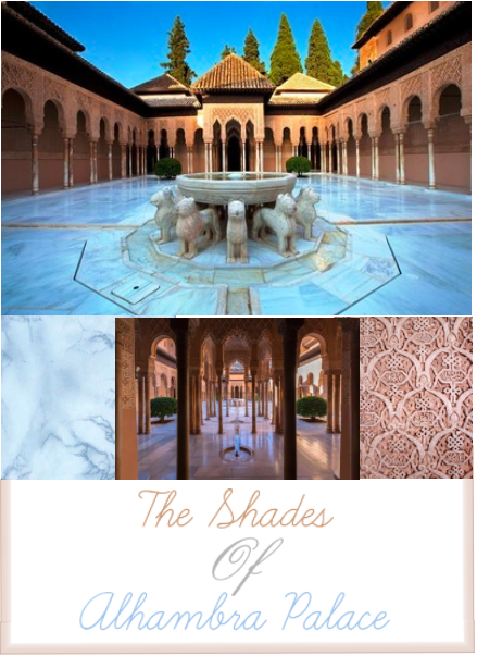 Color Inspiration for indian Wedding chicago  - Powder Blue Rose Gold Alhambra